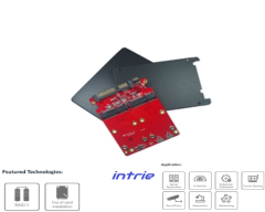 E2SS-32R1 2.5” to Dual SATA III RAID Module