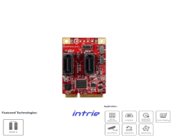 EMPS-32R1 mPCIe to dual SATA III RAID Module