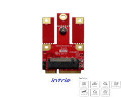 EMXX-0101 mPCIe to M.2 A-E key Module